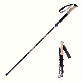 Trekking Sticks Folding Hiking Poles Walking Stick With Quick Lock Outdoor Trekking Pole For Hiking Camping Easy To Grip 1Pc