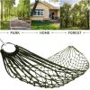 Mesh Rope Hammocks for Outside Sleeping Hammock Nylon Camping Hammock Large Weight Limit Swing Mesh Hammock