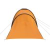 Camping Tent 6 Persons Gray and Orange