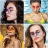 6 Pairs Butterfly Rimless Sunglasses Vintage Gradient Frame Eye Glasses