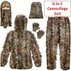 Breathable Camouflage Hunting Suit for Men - Lightweight and Hooded Wild Leafy Design