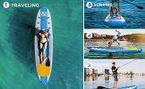 inQracer 11'/10'6" Inflatable Stand Up Paddle Board with Free Premium SUP Accessories & Backpack