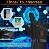 Heated Gloves, Rechargeable Electric Battery Heating Gloves, Touchscreen Heated Gloves