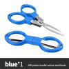 Foldable Fishing Scissors Carbon Steel Knife Edge Shears Fishing Line Cutting Tools Fishing Scissors Fishing Tackle Supplies