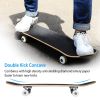 31x8in Skateboards Complete Standard Skate Boards For Girls Boys Beginner 9 Layers Maple Concave Skateboard For Kids Youth Teens