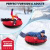 40" Inflatable Snow Sled for Kids and Adults