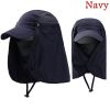 1pc Unisex Sun Shadow; Outdoor Mountaineering Sun Visor; Fisherman Hat; Fishing Cap; Fast Drying Cap