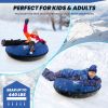 40" Inflatable Snow Sled for Kids and Adults