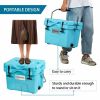 16 Quart 24-Can Capacity Portable Insulated Ice Cooler with 2 Cup Holders